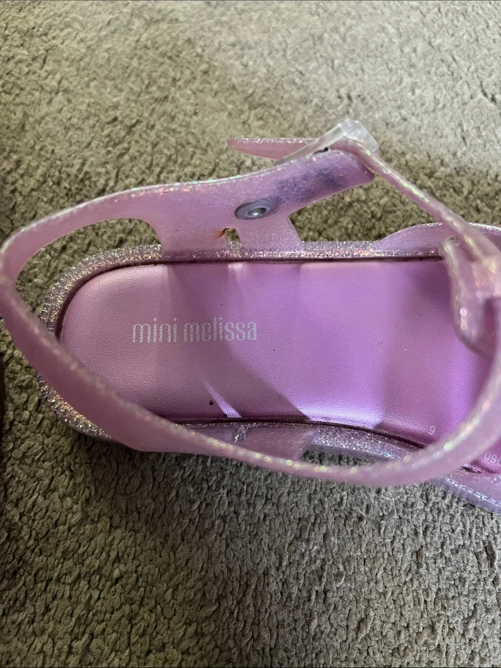 Mini Melisa Jelly Sandals, size 13